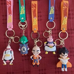 5 PCS - Dragon Ball Z keychains